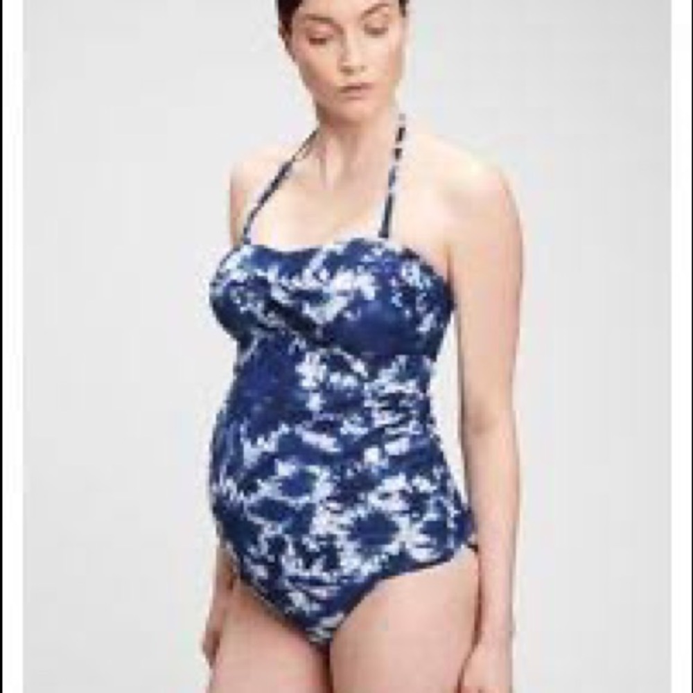 GAP Maternity Tie Dye Swimsuit